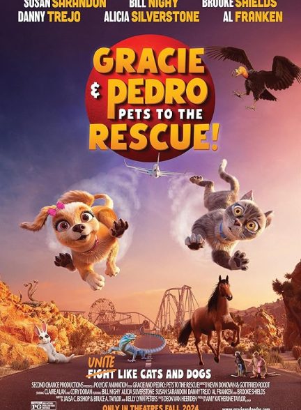 دانلود فیلم گریسی و پدرو : نجات حیوانات خانگی Gracie and Pedro: Pets to the Rescue 2024 با دوبله فارسی