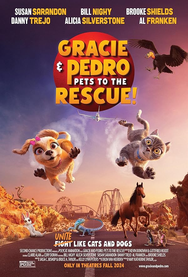 دانلود فیلم گریسی و پدرو : نجات حیوانات خانگی Gracie and Pedro: Pets to the Rescue 2024 با دوبله فارسی